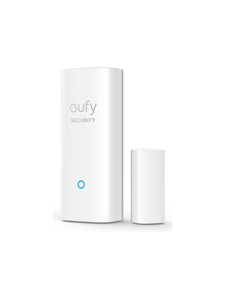 Eufy Security by Anker, Sensor de Puerta, Detecta Apertura/Cierre de Puertas y Ventanas, Envía Alarma, Dispara Alarma, 2 años de