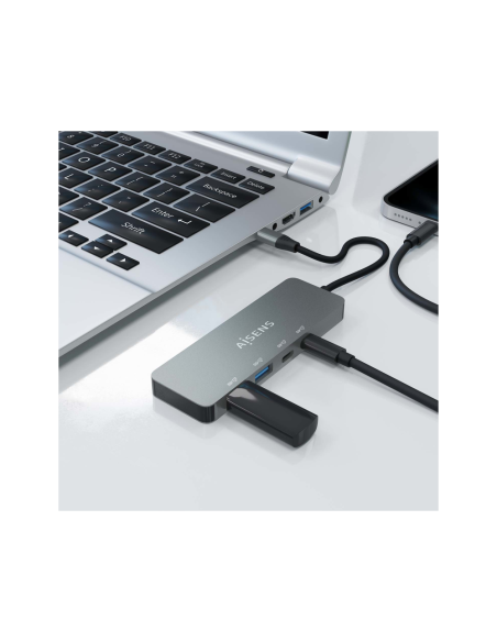 AISENS A109-0694 hub de interfaz USB 3.2 Gen 2 (3.1 Gen 2) Type-C 10000 Mbit/s