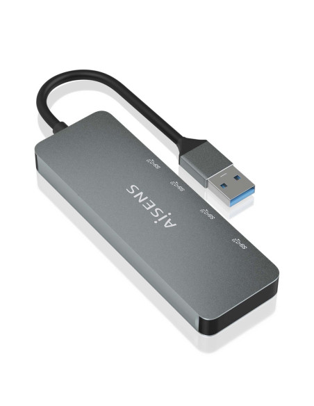 AISENS A106-0696 hub de interfaz USB 3.2 Gen 2 (3.1 Gen 2) Type-A 10000 Mbit/s