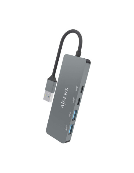 AISENS A106-0696 hub de interfaz USB 3.2 Gen 2 (3.1 Gen 2) Type-A 10000 Mbit/s