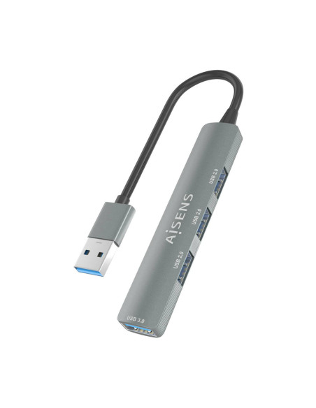AISENS A106-0859 hub de interfaz USB 3.2 Gen 1 (3.1 Gen 1) Type-A 5000 Mbit/s