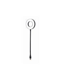 Gembird NL-LEDRING-01 aparato USB Negro, Blanco Lámpara