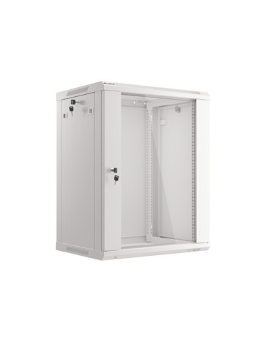 Lanberg WF01-6415-10S armario rack 15U Bastidor de pared Gris