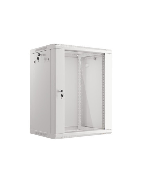 Lanberg WF01-6415-10S armario rack 15U Bastidor de pared Gris