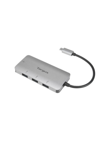 Targus ACH226EU hub de interfaz USB 3.2 Gen 1 (3.1 Gen 1) Type-C 5000 Mbit/s Plata