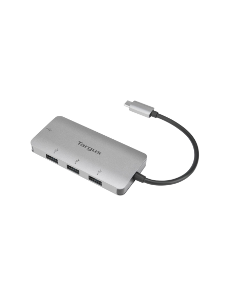 Targus ACH226EU hub de interfaz USB 3.2 Gen 1 (3.1 Gen 1) Type-C 5000 Mbit/s Plata