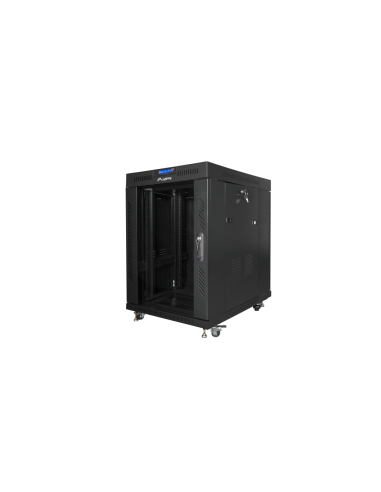 Lanberg FF01-6815-12BL armario rack 15U Rack o bastidor independiente Negro