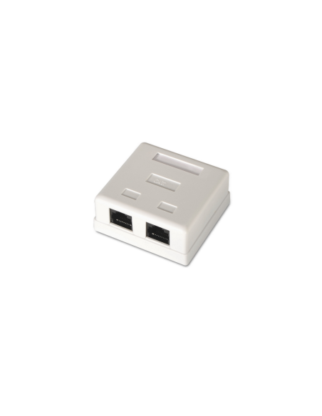 AISENS A139-0302 caja de conexiones de red Cat6 Blanco