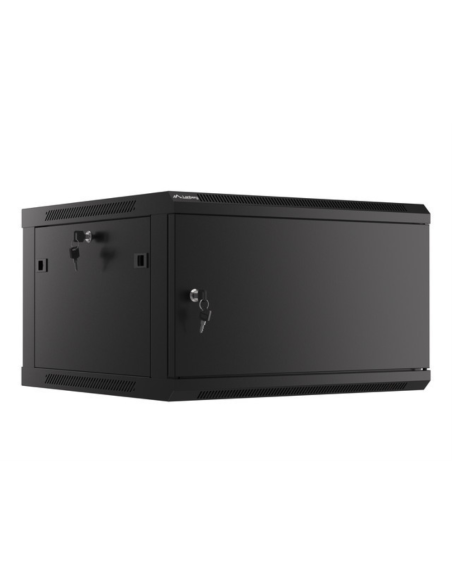 Lanberg WF01-6606-00B armario rack 6U Bastidor de pared Negro