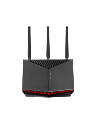 ASUS RT-BE86U router inalámbrico 10 Gigabit Ethernet Doble banda (2,4 GHz / 5 GHz) Negro