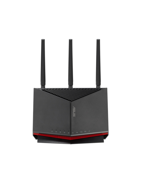 ASUS RT-BE86U router inalámbrico 10 Gigabit Ethernet Doble banda (2,4 GHz / 5 GHz) Negro