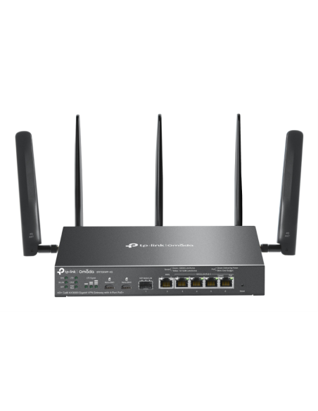 TP-Link ER706WP-4G router inalámbrico Gigabit Ethernet Doble banda (2,4 GHz / 5 GHz) Negro