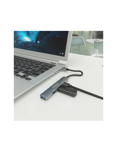 AISENS A106-0859 hub de interfaz USB 3.2 Gen 1 (3.1 Gen 1) Type-A 5000 Mbit/s