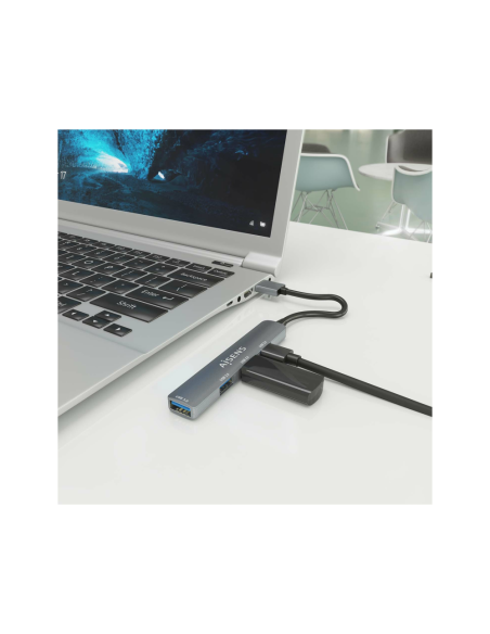 AISENS A106-0859 hub de interfaz USB 3.2 Gen 1 (3.1 Gen 1) Type-A 5000 Mbit/s