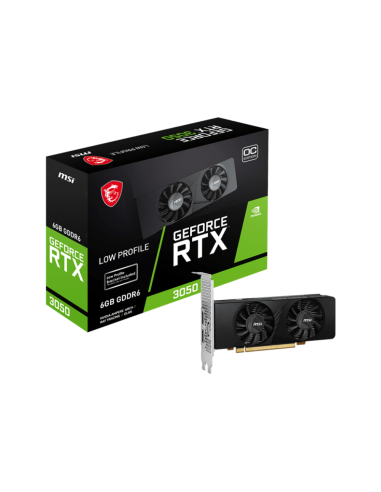 MSI GEFORCE RTX 3050 LP 6G OC tarjeta gráfica NVIDIA 6 GB GDDR6