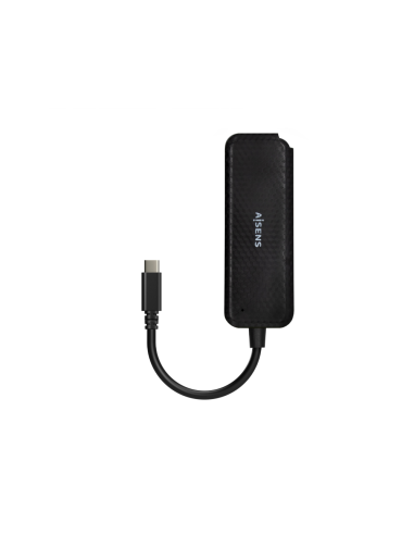AISENS Hub USB 3.1 USB-C, USB-C/M-4x Tipo A/H, Negro, 15cm