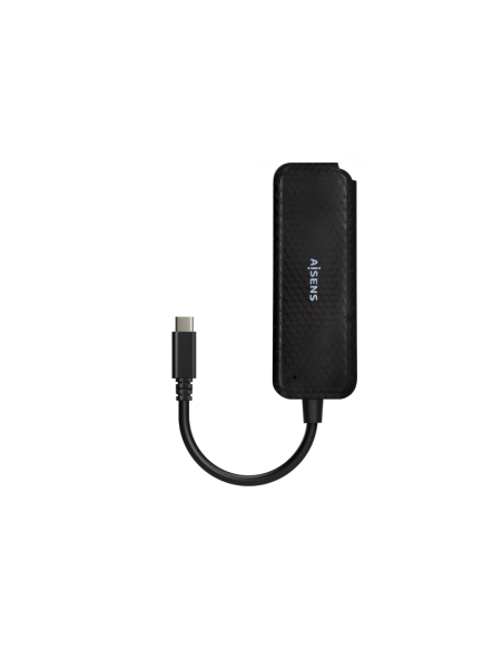 AISENS Hub USB 3.1 USB-C, USB-C/M-4x Tipo A/H, Negro, 15cm