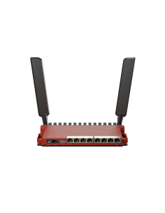 Mikrotik L009UiGS-2HaxD-IN router inalámbrico Gigabit Ethernet Banda única (2,4 GHz) Rojo
