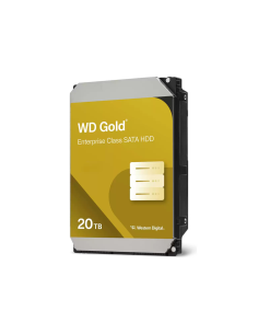 Western Digital Gold WD203KRYZ disco duro interno 20 TB 7200 RPM 512 MB 3.5" SATA