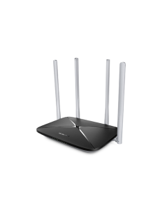 Mercusys AC12 router inalámbrico Ethernet rápido Doble banda (2,4 GHz / 5 GHz) Negro