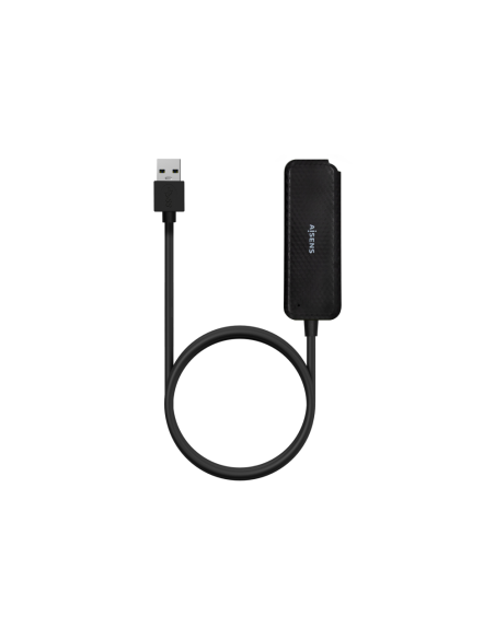 AISENS Hub USB 3.0, Tipo A/M-4x Tipo A/H, Negro, 60cm