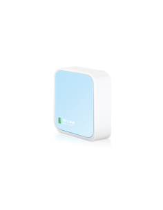 TP-Link TL-WR802N router inalámbrico Ethernet rápido Banda única (2,4 GHz) Azul, Blanco