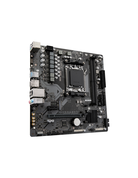 GIGABYTE A620M H Placa base - Soporta CPUs AMD Ryzen 8000, VRM digital de 5+2+2 fases, hasta 7200MHz DDR5 (OC), 1xPCIe 4.0 M.2, 