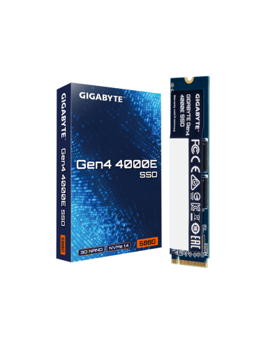 GIGABYTE Gen4 4000E 500 GB M.2 PCI Express 4.0 NVMe 3D NAND