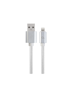 Gembird CCB-MUSB2B-AMLM-6-S cable de conector Lightning 1,8 m Plata