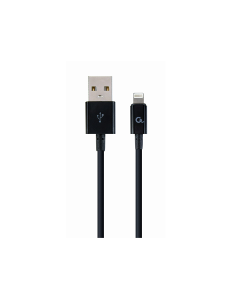 Cablexpert CC-USB2P-AMLM-2M cable de conector Lightning Negro