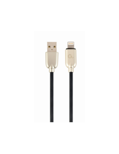 Cablexpert CC-USB2R-AMLM-2M cable de conector Lightning Negro