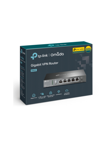TP-Link Omada ER605 router Gigabit Ethernet Negro