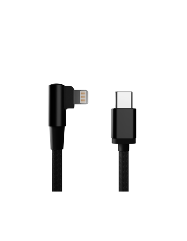 Gembird CC-USB2-CMLML-0.2M cable de conector Lightning 0,2 m Negro