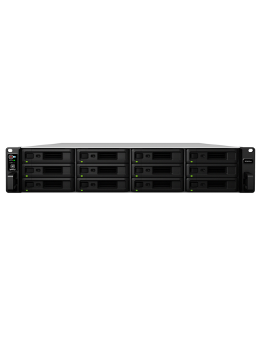 Synology RackStation RS3618xs NAS Bastidor (2U) Intel® Xeon® D D-1521 8 GB DDR4 0 TB DiskStation Manager Negro