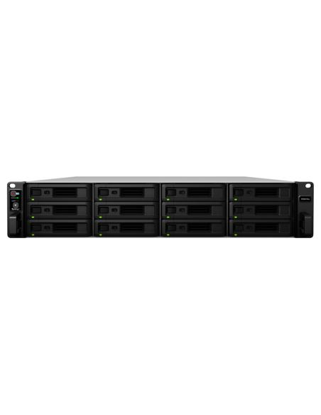 Synology RackStation RS3618xs NAS Bastidor (2U) Intel® Xeon® D D-1521 8 GB DDR4 0 TB DiskStation Manager Negro