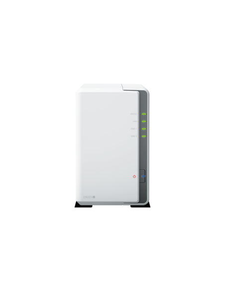 Synology DiskStation DS223J servidor de almacenamiento NAS Escritorio Realtek RTD1619B 1 GB DDR4 DiskStation Manager Blanco