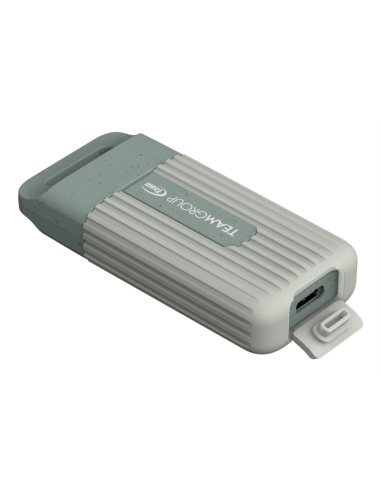 Team Group PD20 ECO Mini 2 TB USB Tipo C 3.2 Gen 2 (3.1 Gen 2) Gris, Turquesa
