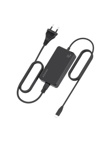 AISENS Cargador De Sobremesa GaN 45W PD3.0 1xUSB-C 1.8m, Negro