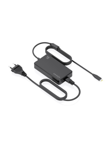 AISENS Cargador De Sobremesa GaN 90W PD3.0 1xUSB-C 1.8m, Negro