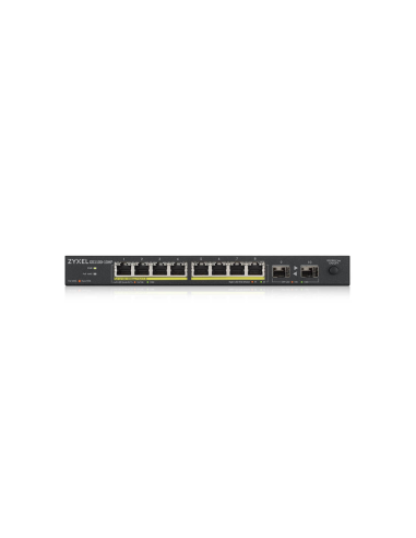 Zyxel GS1100-10HP v2 No administrado Gigabit Ethernet (10/100/1000) Energía sobre Ethernet (PoE) Negro