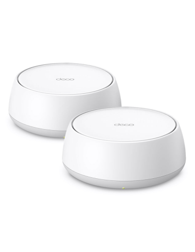 TP-Link DECO BE25(2-PACK) sistema Wi-Fi Mesh (Wi-Fi en malla) Doble banda (2,4 GHz / 5 GHz) Wi-Fi 7 (802.11be) Blanco Interno