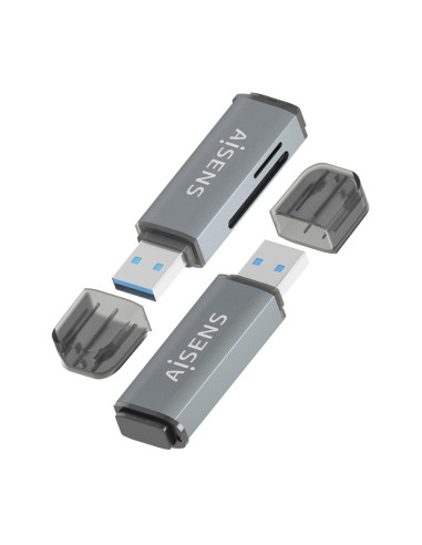 AISENS ASCR-2A09-GR lector de tarjeta USB 3.2 Gen 1 (3.1 Gen 1) Type-A