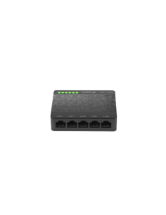 Lanberg DSP1-1005 switch No administrado Gigabit Ethernet (10/100/1000) Negro, Gris