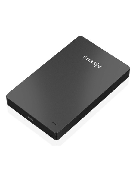 AISENS ASE-2542B caja para disco duro externo Caja de disco duro (HDD) Negro 2.5"