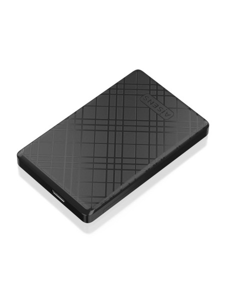 AISENS ASE-2522B caja para disco duro externo Carcasa de disco duro/SSD Negro 2.5"