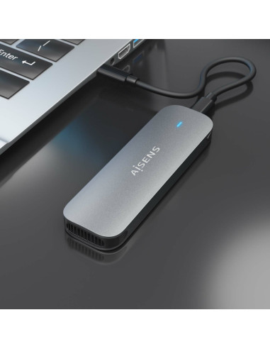 AISENS ASM2-006GRY caja para disco duro externo Caja externa para unidad de estado sólido (SSD)