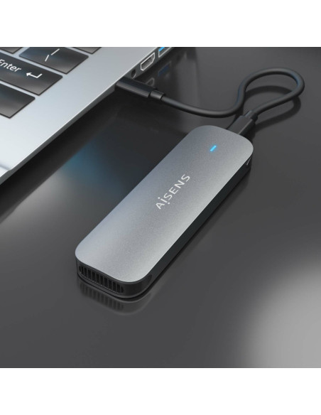 AISENS ASM2-006GRY caja para disco duro externo Caja externa para unidad de estado sólido (SSD)