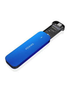 AISENS ASM2-026BLU caja para disco duro externo Caja externa para unidad de estado sólido (SSD) Azul M.2 2