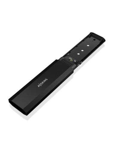 AISENS ASM2-028B caja para disco duro externo Caja externa para unidad de estado sólido (SSD) Negro