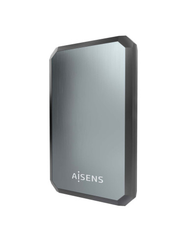 AISENS ASE-2529B caja para disco duro externo Carcasa de disco duro/SSD Negro, Gris 2.5"